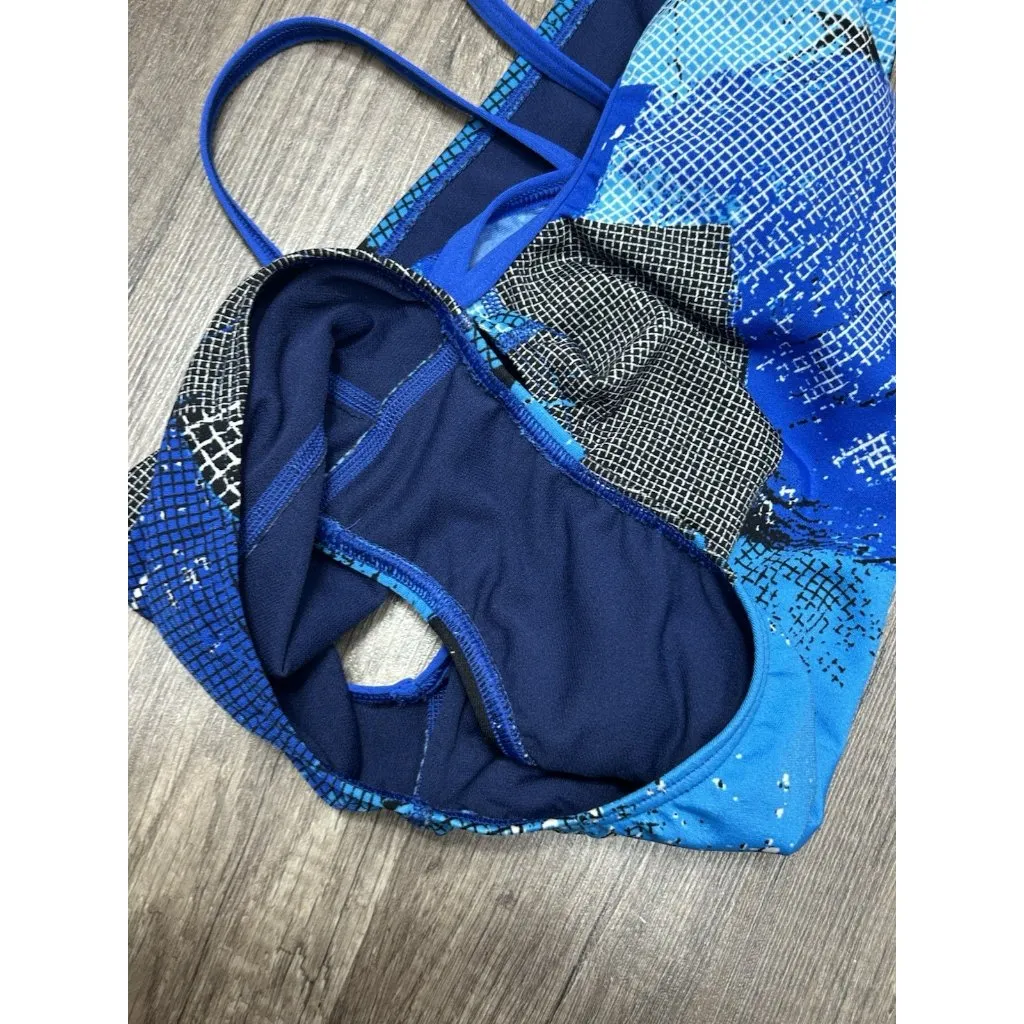 SPEEDO Endurance Women's One piece Swimsuit Size 6/32 Blue Sport Athletic - Image 4