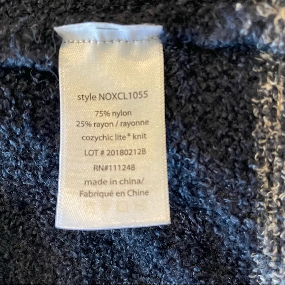 Barefoot Dreams Cozy Chic Lite Coastal Hooded Cardigan Blue Extra Small/Small - Image 11