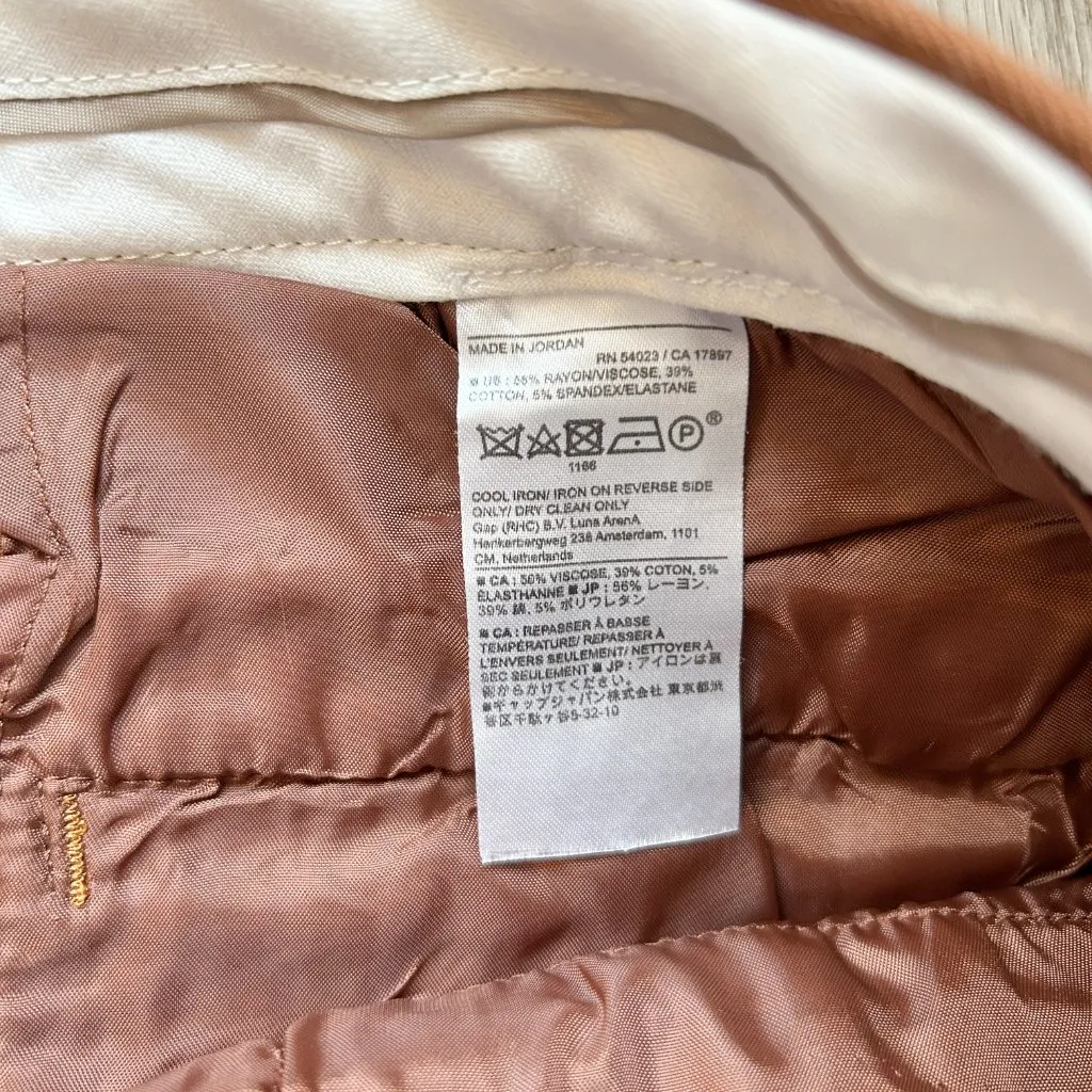 Banana Republic Sloan Business Casual Office Trouser Pants Umbria Brown Size 8 - Image 5