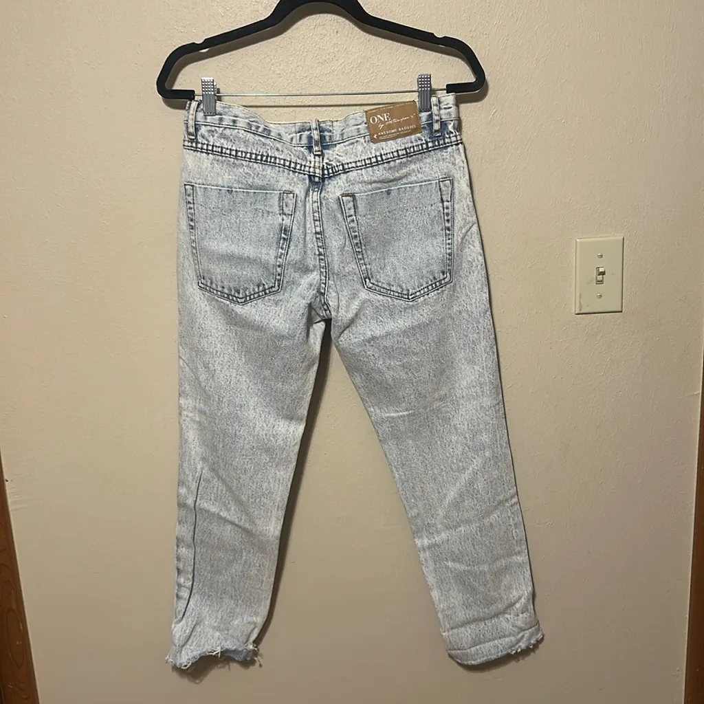 One Teaspoon One by  awesome baggies destroyed distressed denim jeans‎ Size 25 - Image 6
