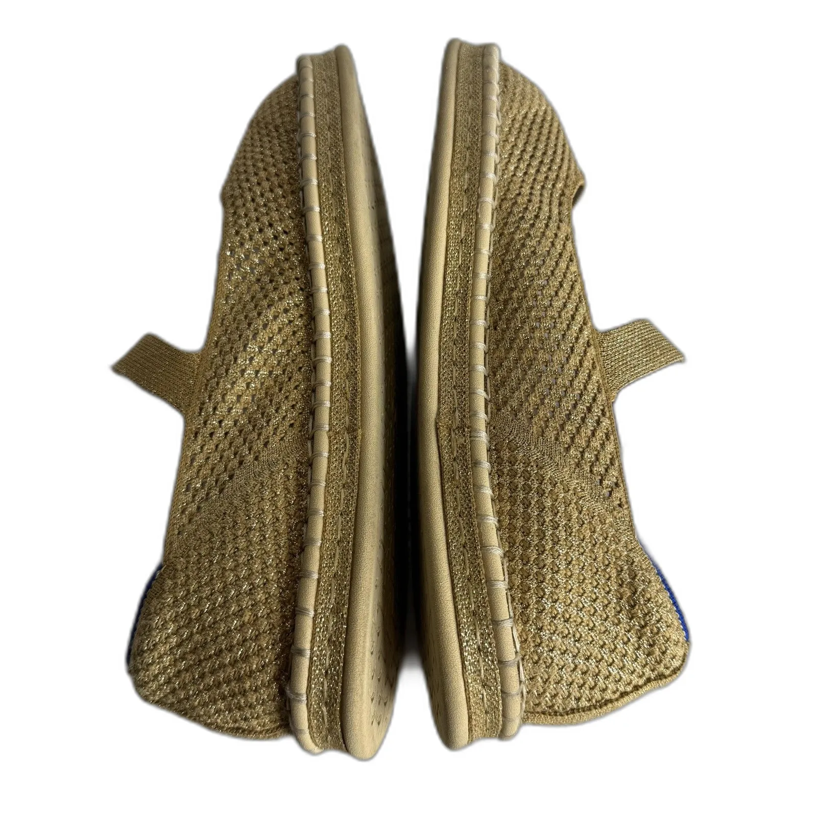 Rothys Shoes Womens Size 9.5 Mary Jane Flats Comfort Buckle Washable Ballet Gold - Image 8