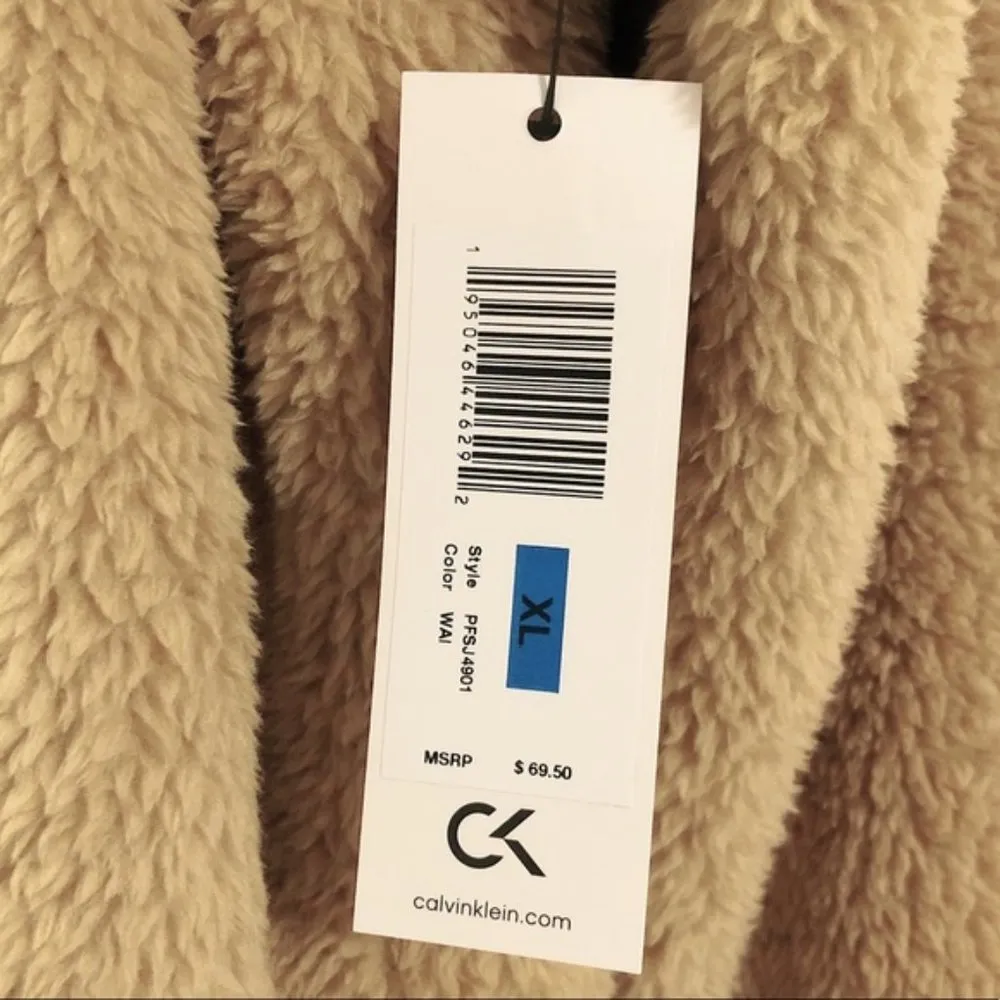 Calvin Klein Performance Jacket Fleece Hoodie Cozy Green Size XL NEW with Tag - Image 14