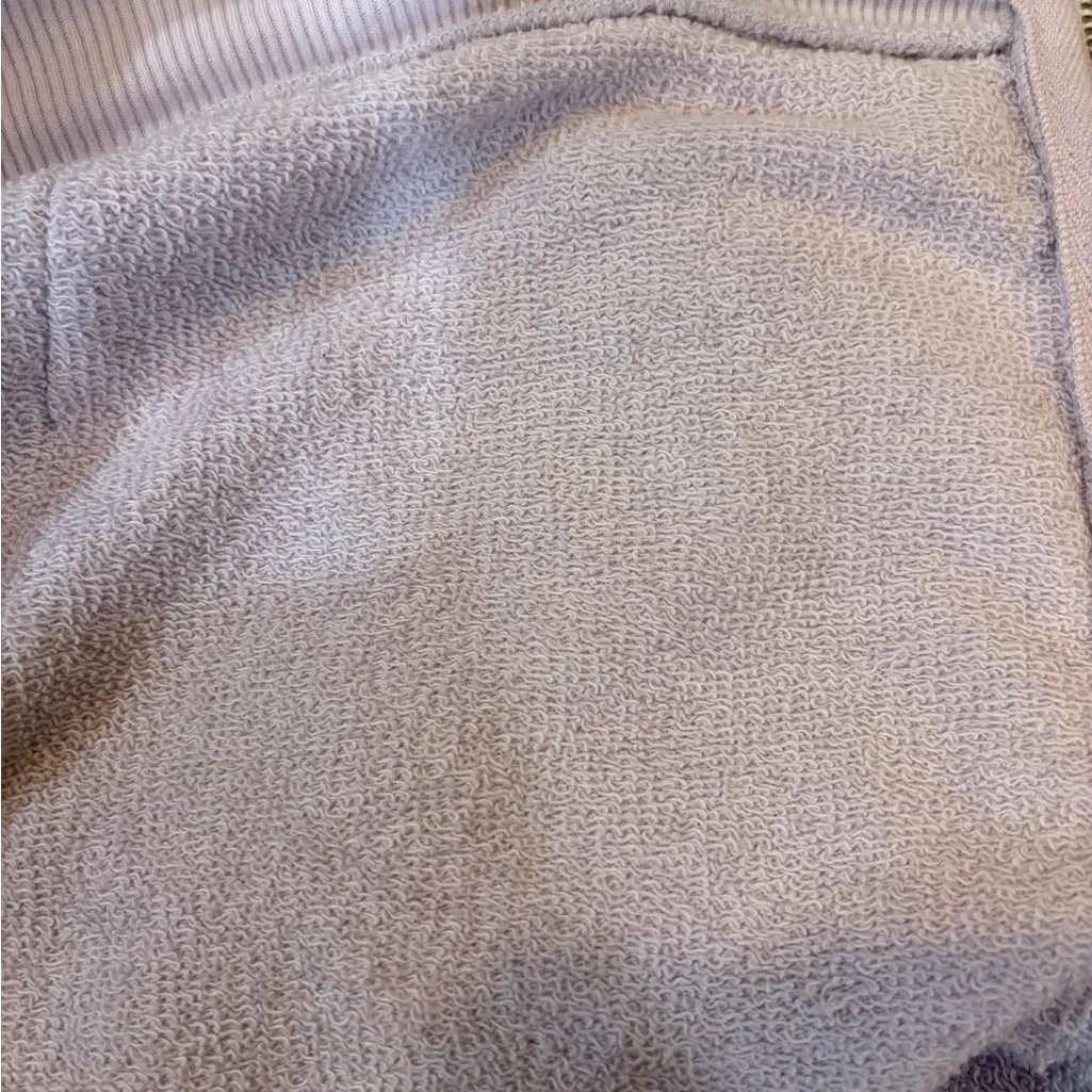 Wildfox Light Purple Zip-Up Embroidered Hoodie - Image 6