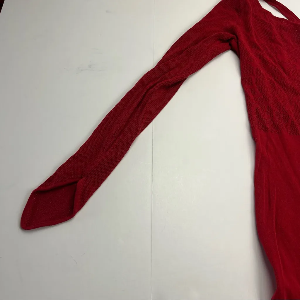 Voight Red Widow Mini Bodycon Dress Made in Hell Size XS / Small One Shoulder - Image 12