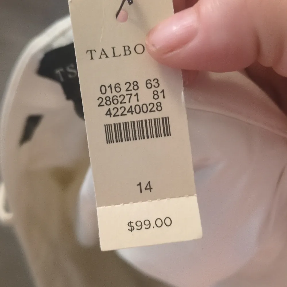 Talbot's Hampshire ivory dual lined pants size 14 - Image 7