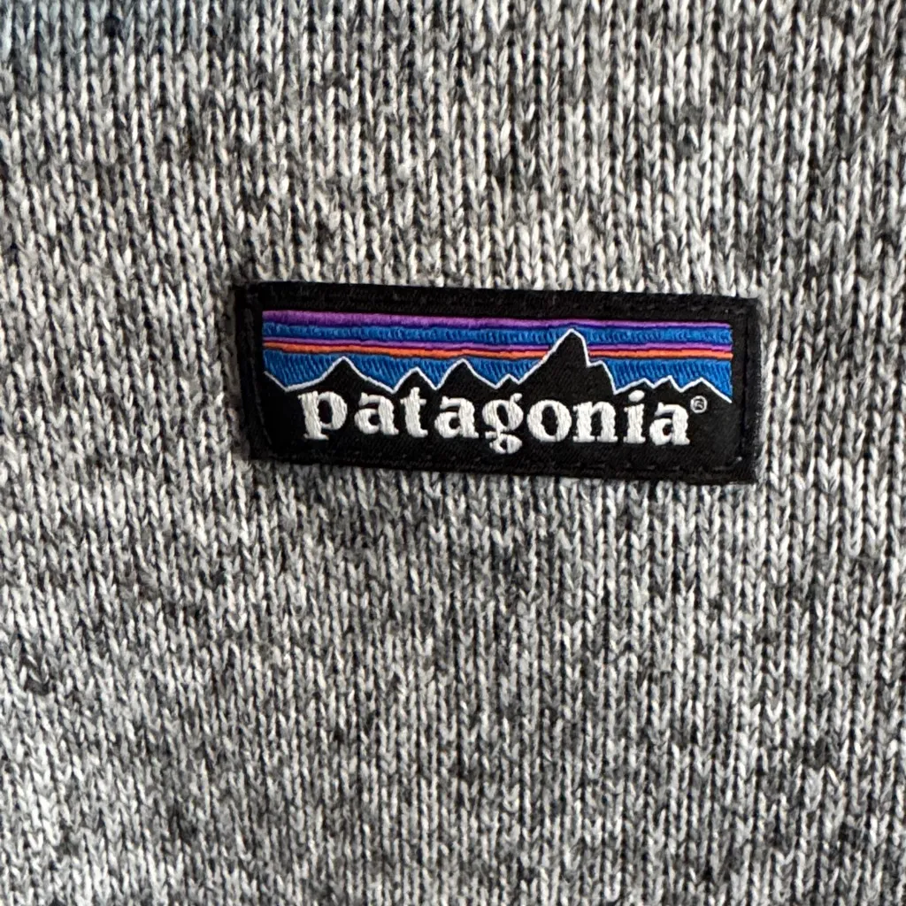Patagonia Better Sweater 1/4 Zip Fleece Light Gray - Image 3