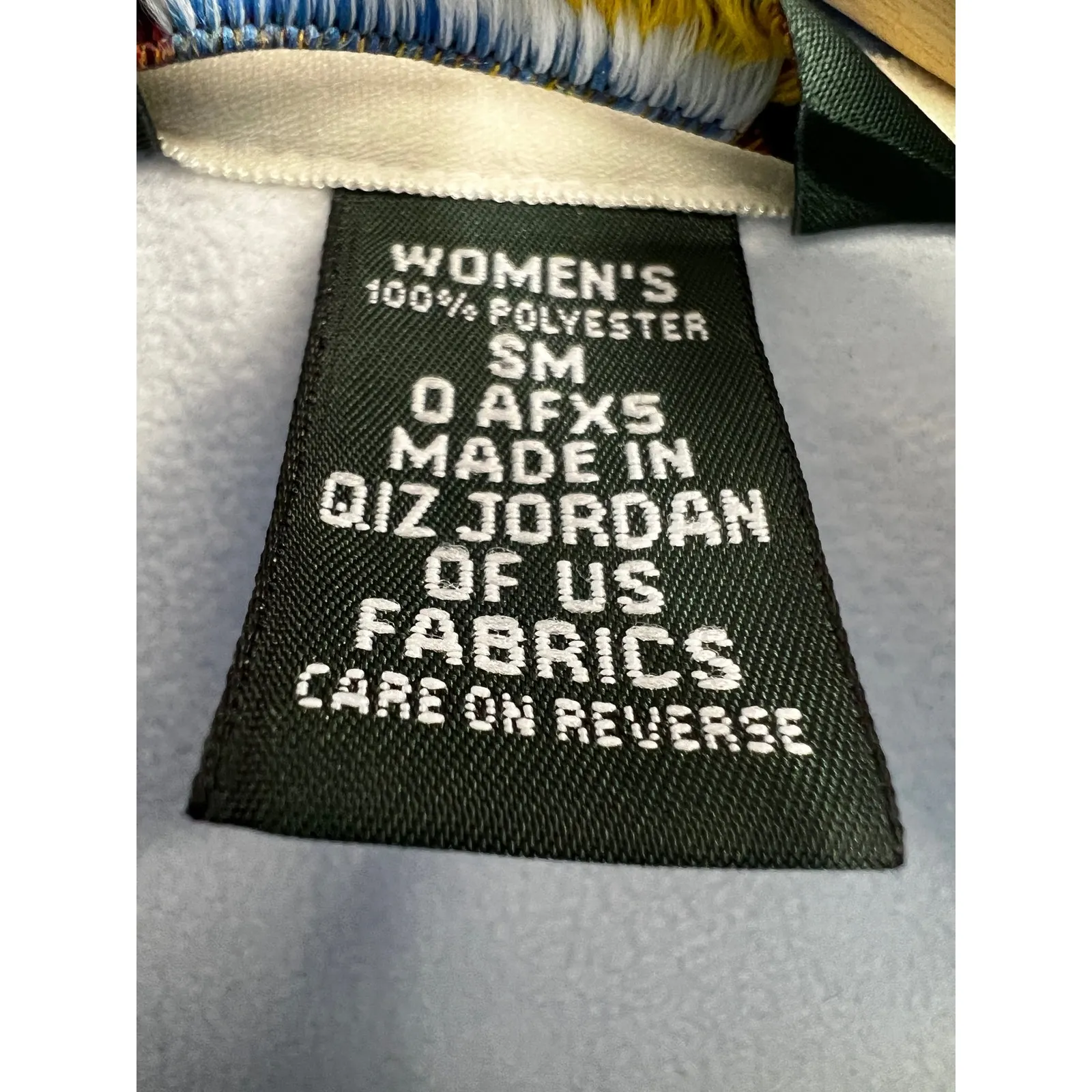 L.L. Bean‎ Women's Full Zip Fleece Vest Jacket Sleeveless Solid Blue Size S - Image 3