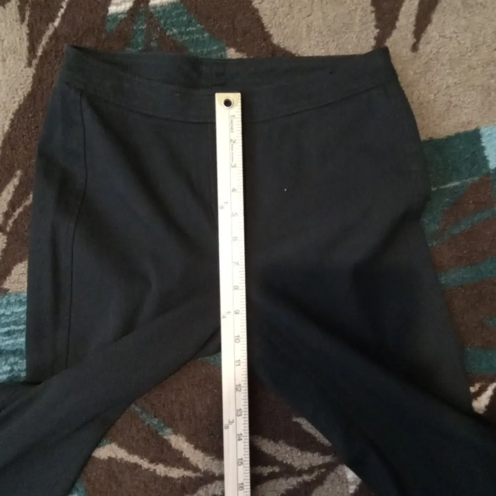 Guest Editor Womens Boho Flare Retro Raw Hem Bell Bottom 70s Inpired Womens 4 Black - Image 8