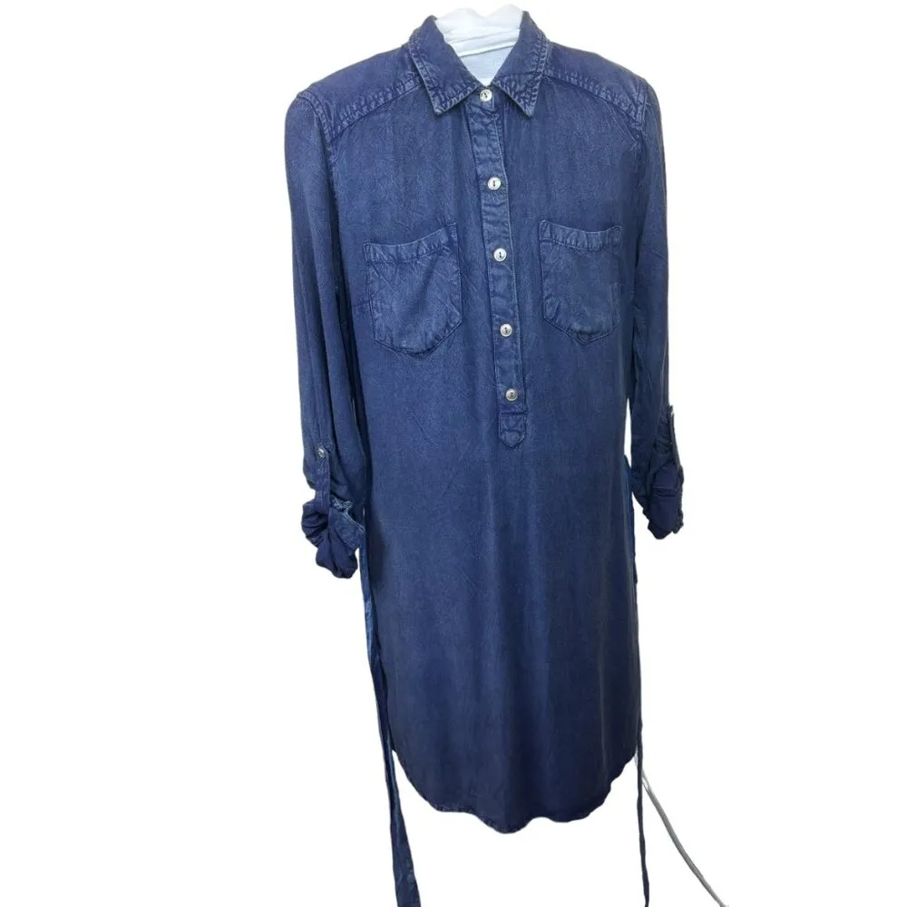 long-sleeve dress, size XS, pockets, adjustable sleeves, knee length - Image 6