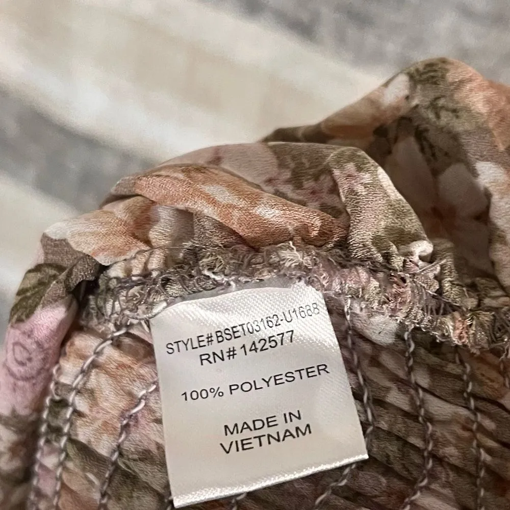 Blashe Two Piece‎ Floral Skirt Set Size Medium Pink - Image 11