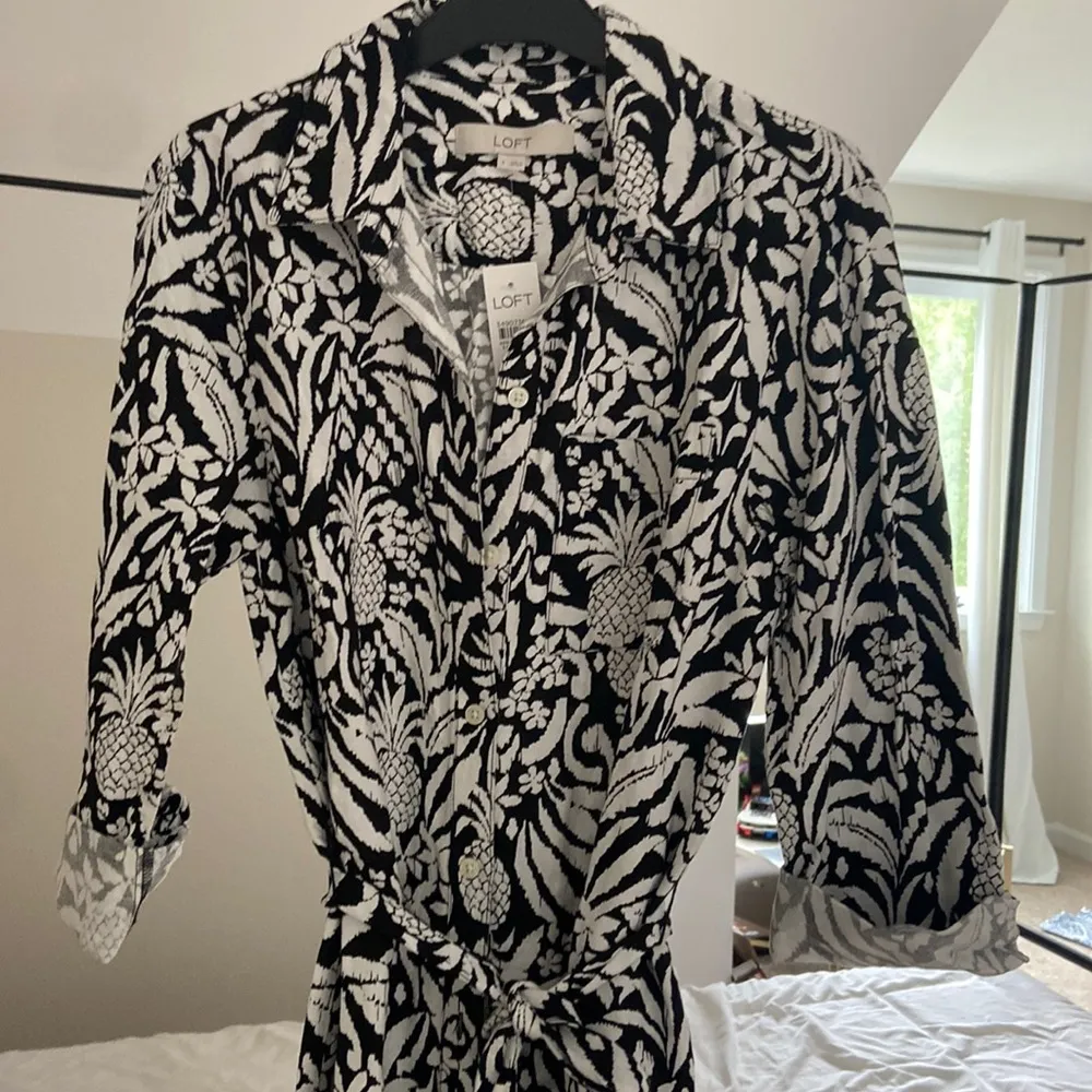 Loft long shirt dress. 4 - Image 3