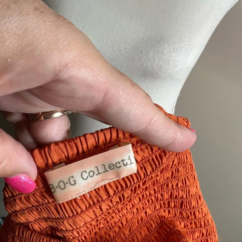 Bog collective crochet crop small Orange - Image 4