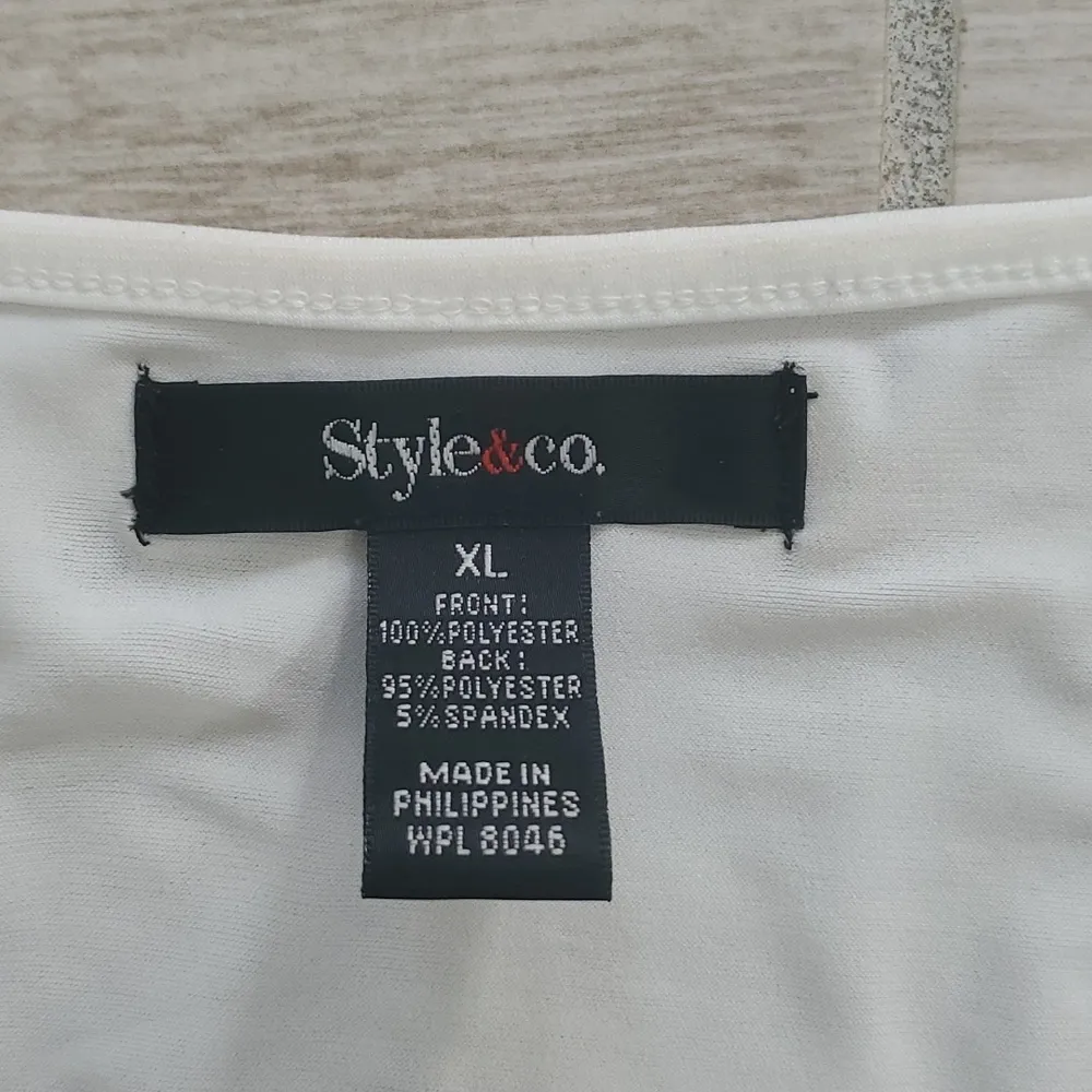 Style & Co Sparkle Front Sleeveless Top - Image 3