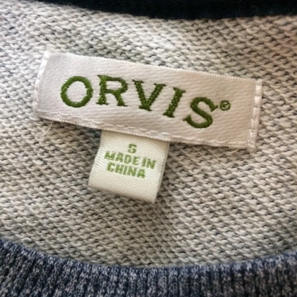 Orvis  Buffalo Plaid Patch Sweatshirt - Image 3