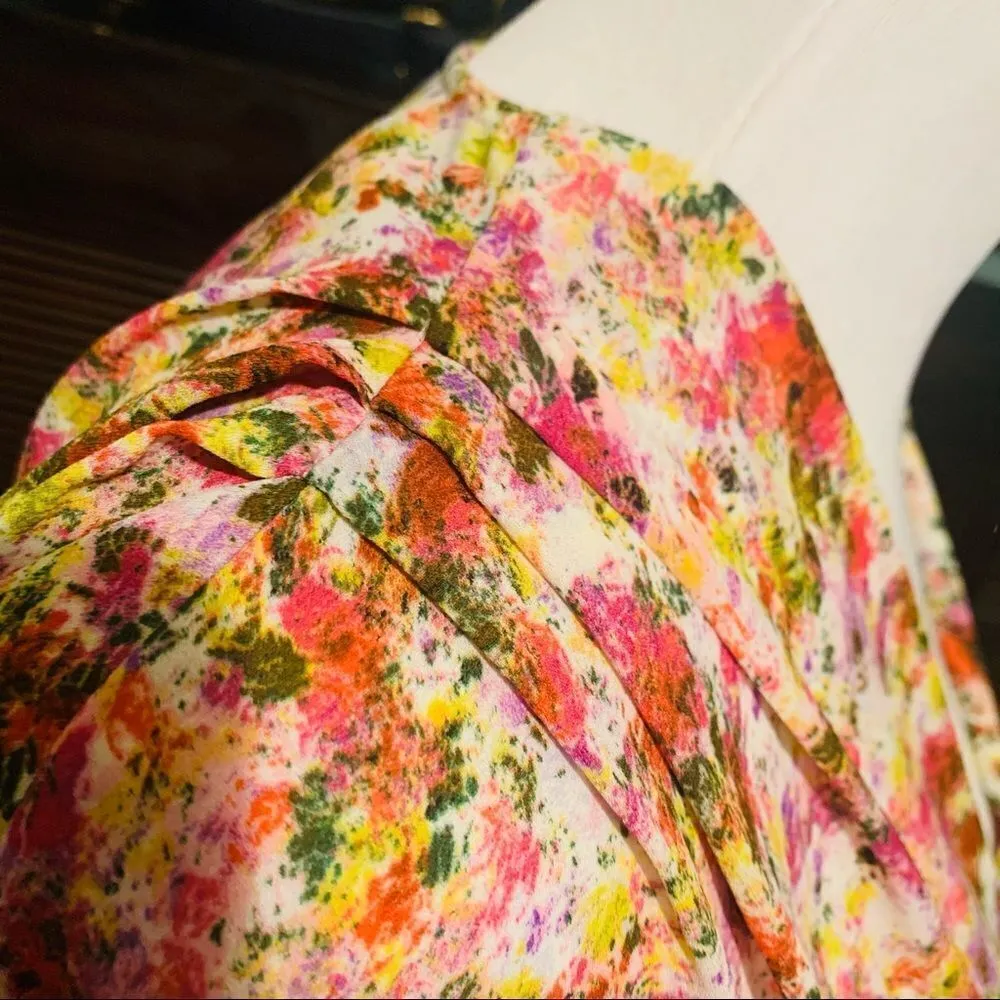 Aqua Brand watercolor floral romper NWT - Image 6