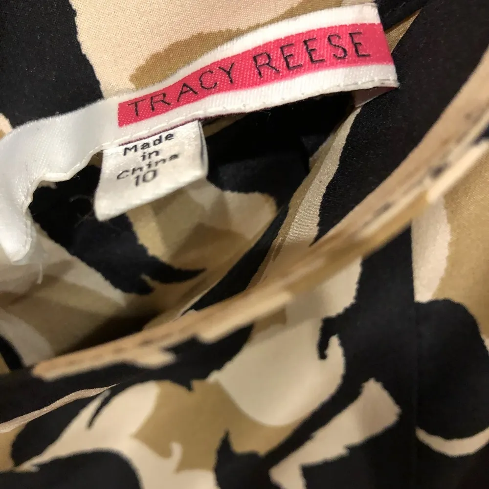 Tracy Reese wide leg high waist silk pants size 10 - Image 6