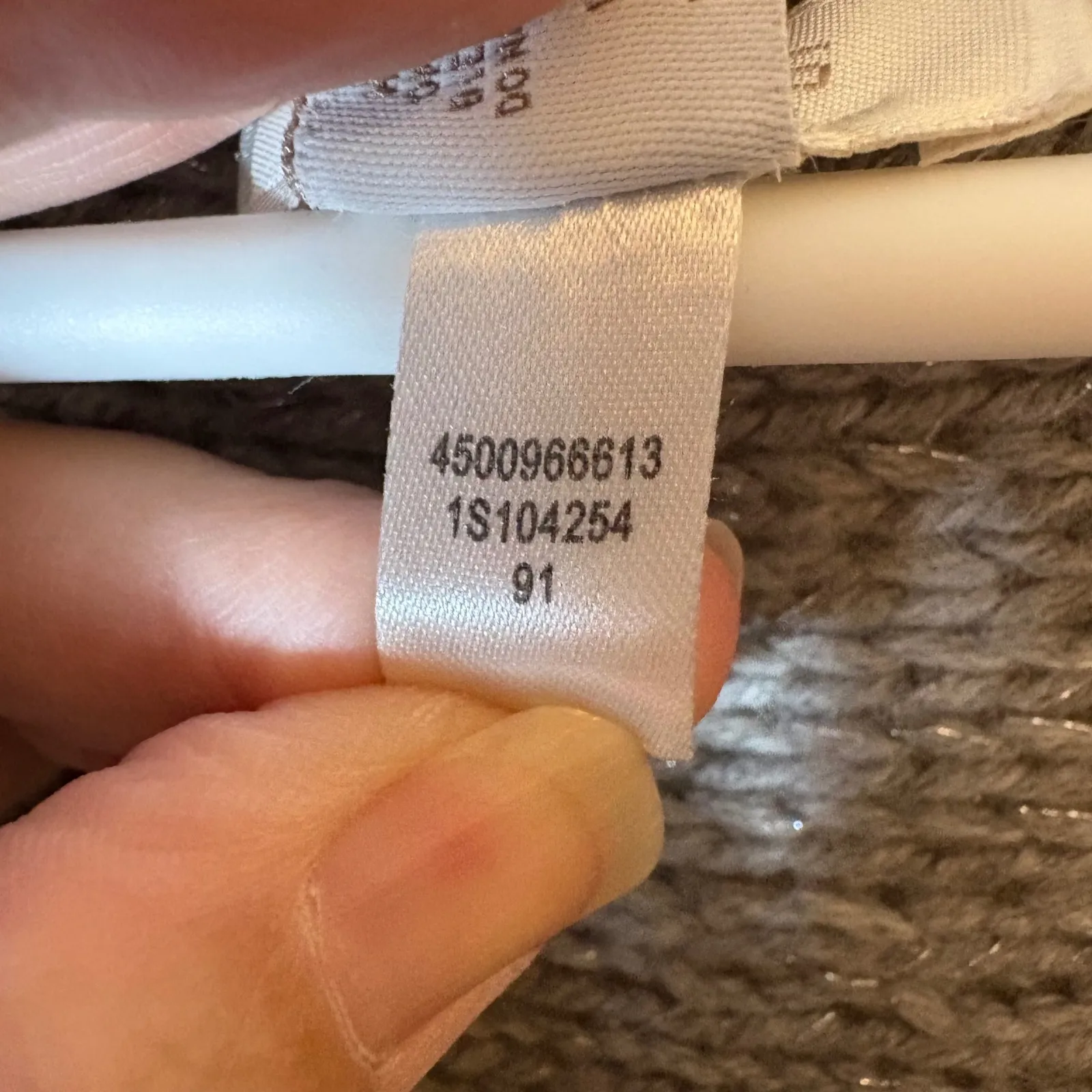 Chico's 3 (XL) Shawl Collar Cable Knit Short Sleeve Cardigan Gray Button Front - Image 5