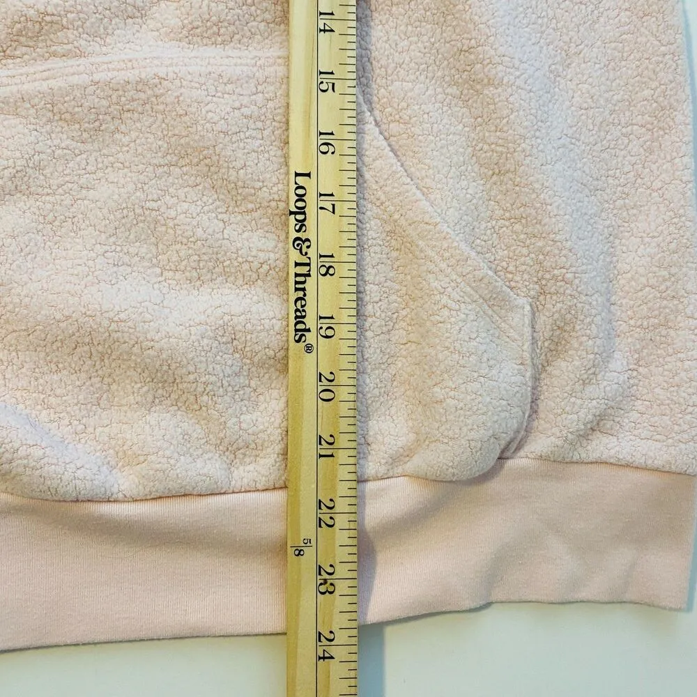 Soft Serve Original Cloud Ballet Pink Hoodie Cozy Organic Cotton Pullover Sz S - Image 7