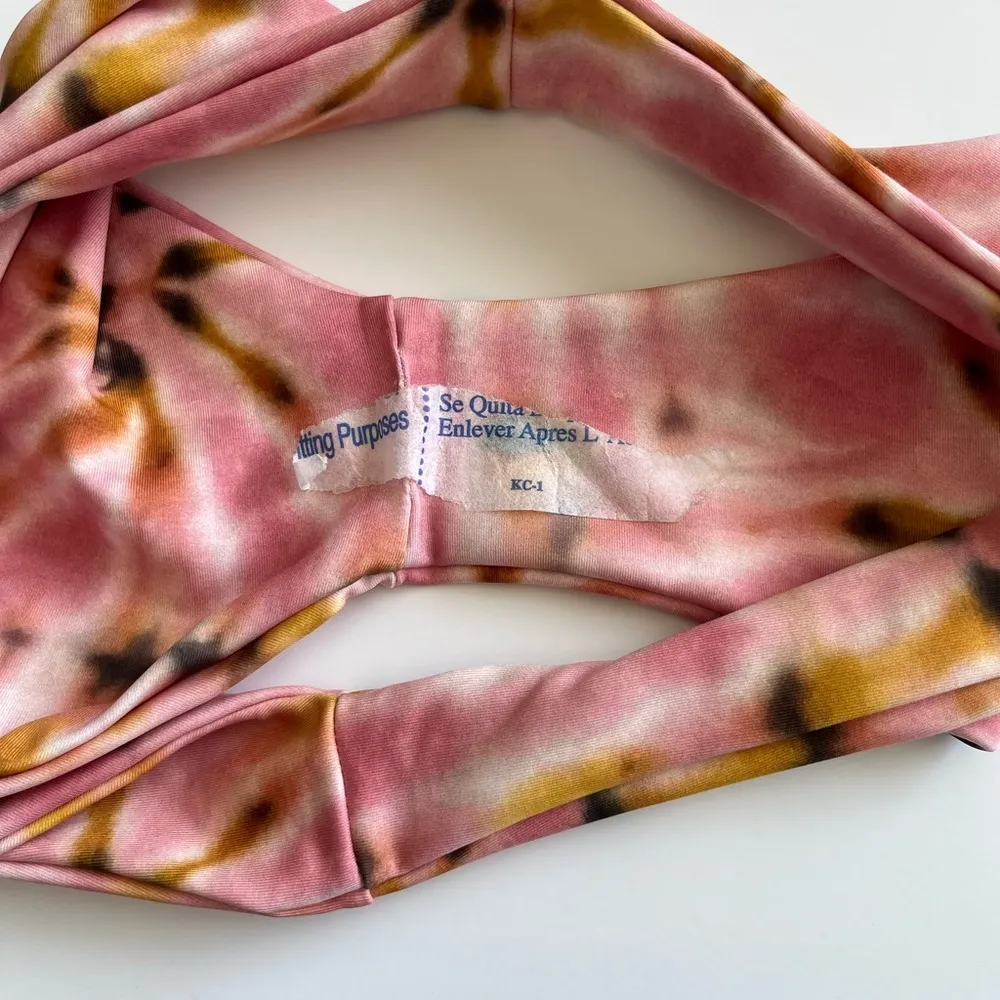 Skatie Austin Tie Dye Ella Top Cheryl Bottom Pink Yellow Size XS - Image 7