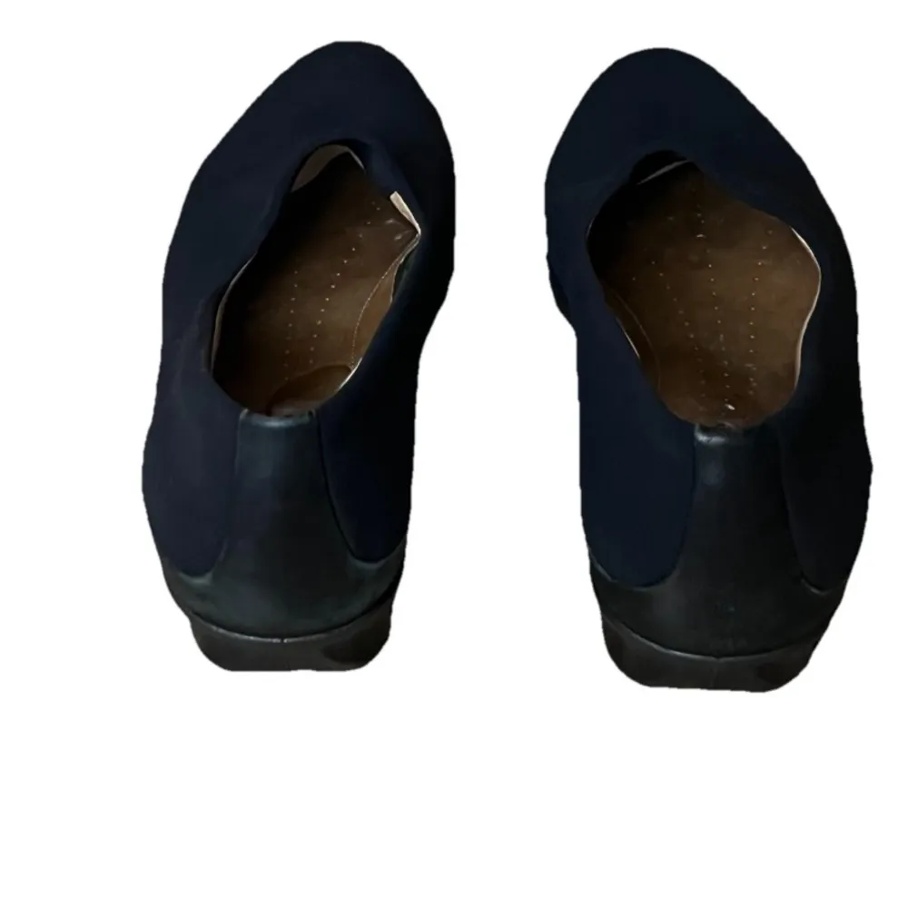 ECCO Women’s Abelone Stretch Loafer Wedge Slip-On Shoes Navy Blue Comfort EU 41 - Image 7