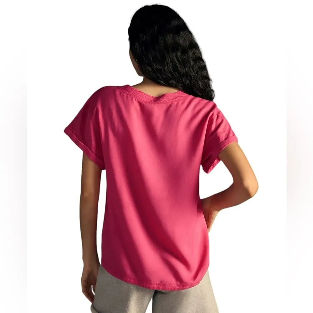 NWT! Daily Practice by Anthropologie V-Neck Short-Sleeve Top - Size Small - Image 4