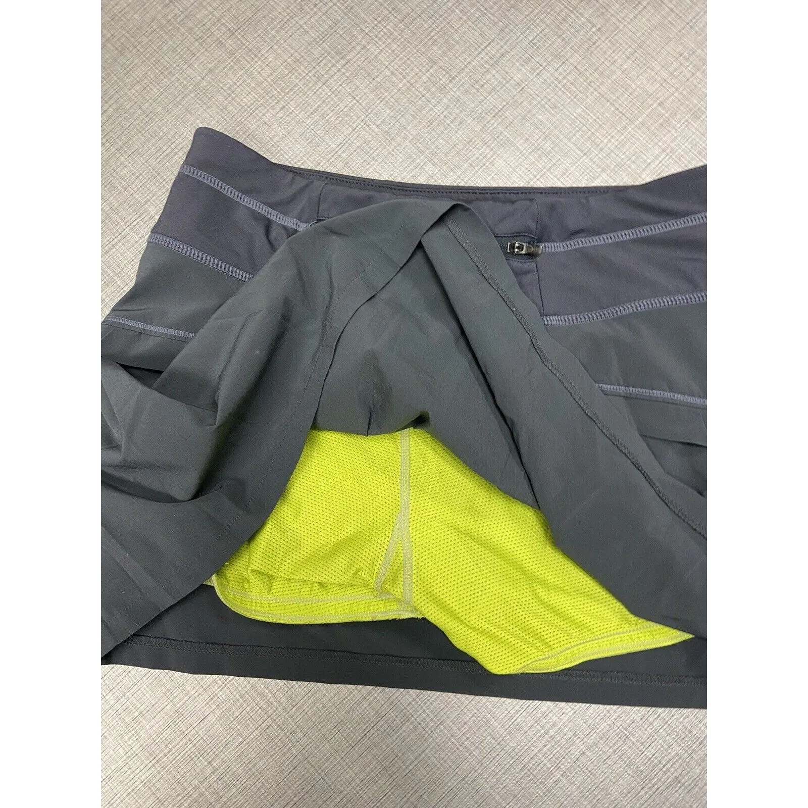 ATHLETA skirt  GRAY GREY XS Skort Pleated‎ Skirt Shorts Athletic - Image 2