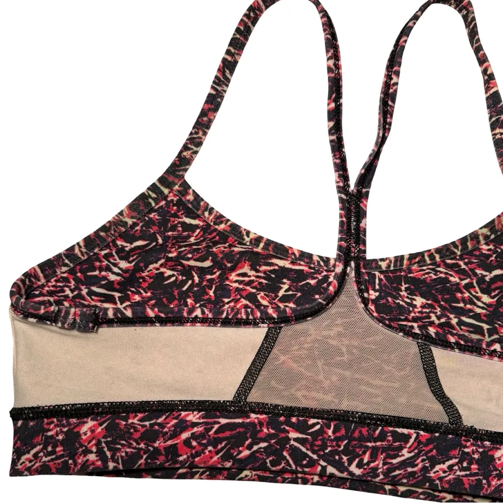 Lululemon Flow Y Bra IV Mini Ripple Boom Juice Multi / White - Image 9