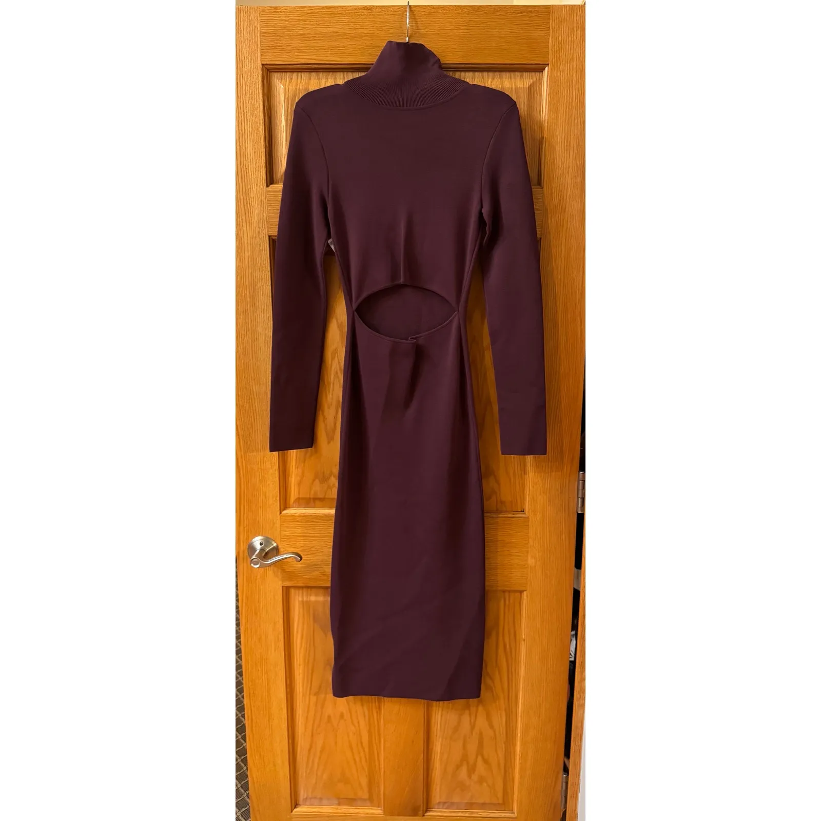 GAUGE81 Suno Long Sleeve Sweater Dress Merlot Size XS small Red - Image 5