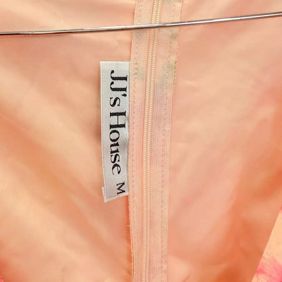 JJ's NEW House Floral Print One Shoulder Bodycon Printed‎ Fabric Mini Dress - Image 5