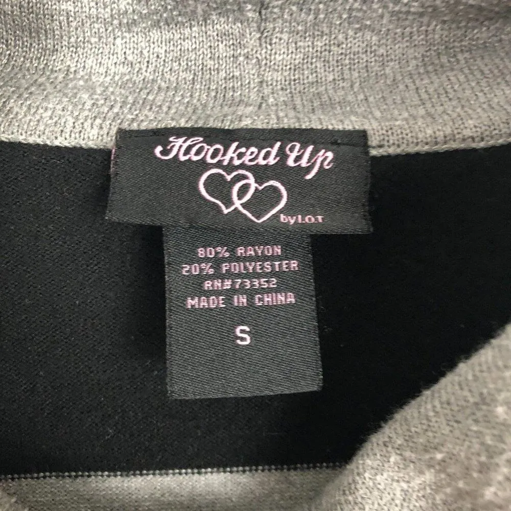 Hooked Up Y2K Vintage Retro Organic Cotton Quiet Luxury Career Office Sweater S Black Size undefined - Image 2