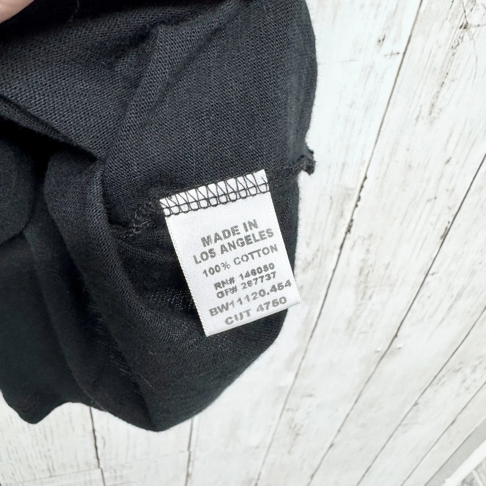 Buck Mason Shirt Women Size XS Black Slub Muscle Tank Top Basic Staple Casual - Image 4