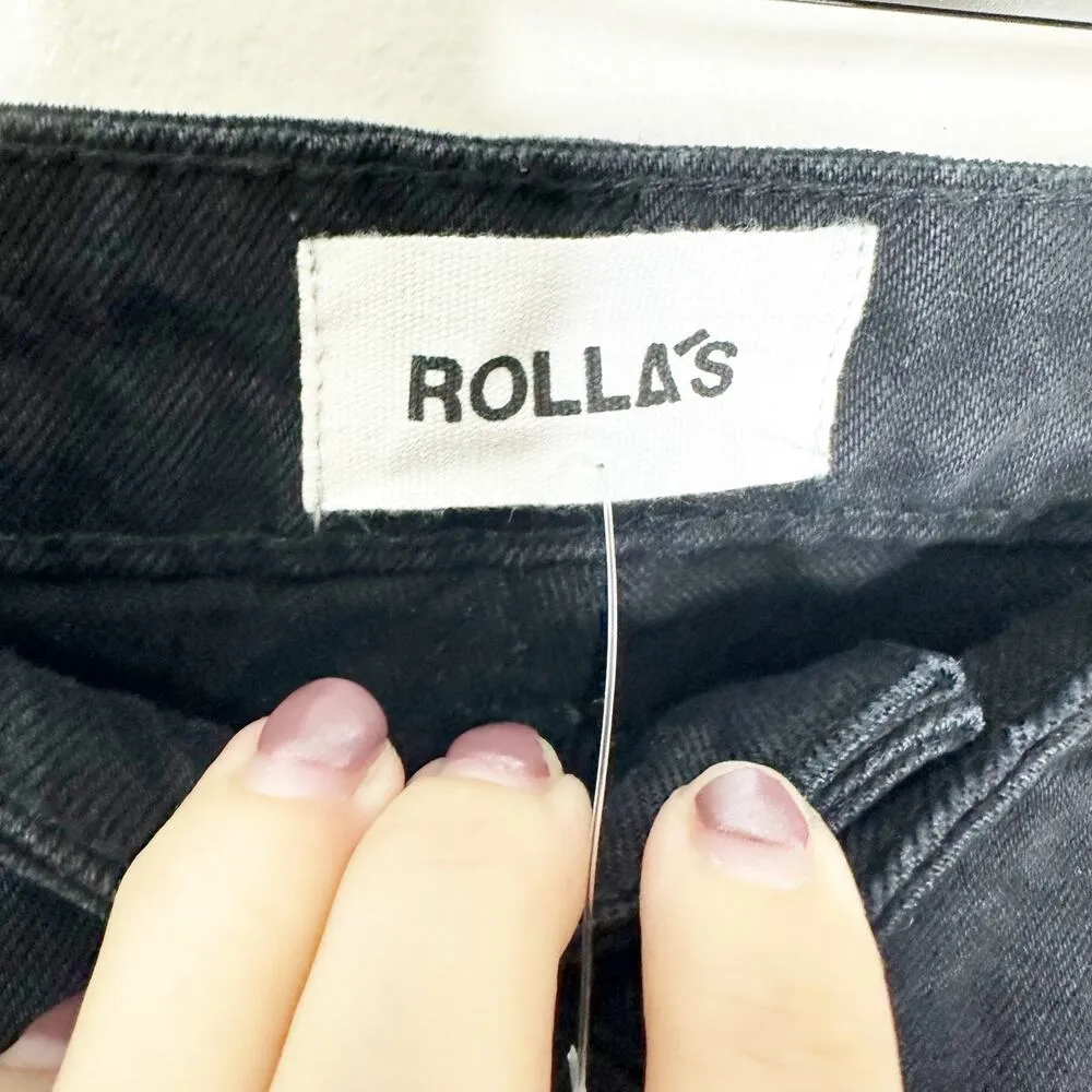 Rolla's Womens Genie Jeans Super High Rise 80's Balloon Leg Black Size 25 NEW - Image 6