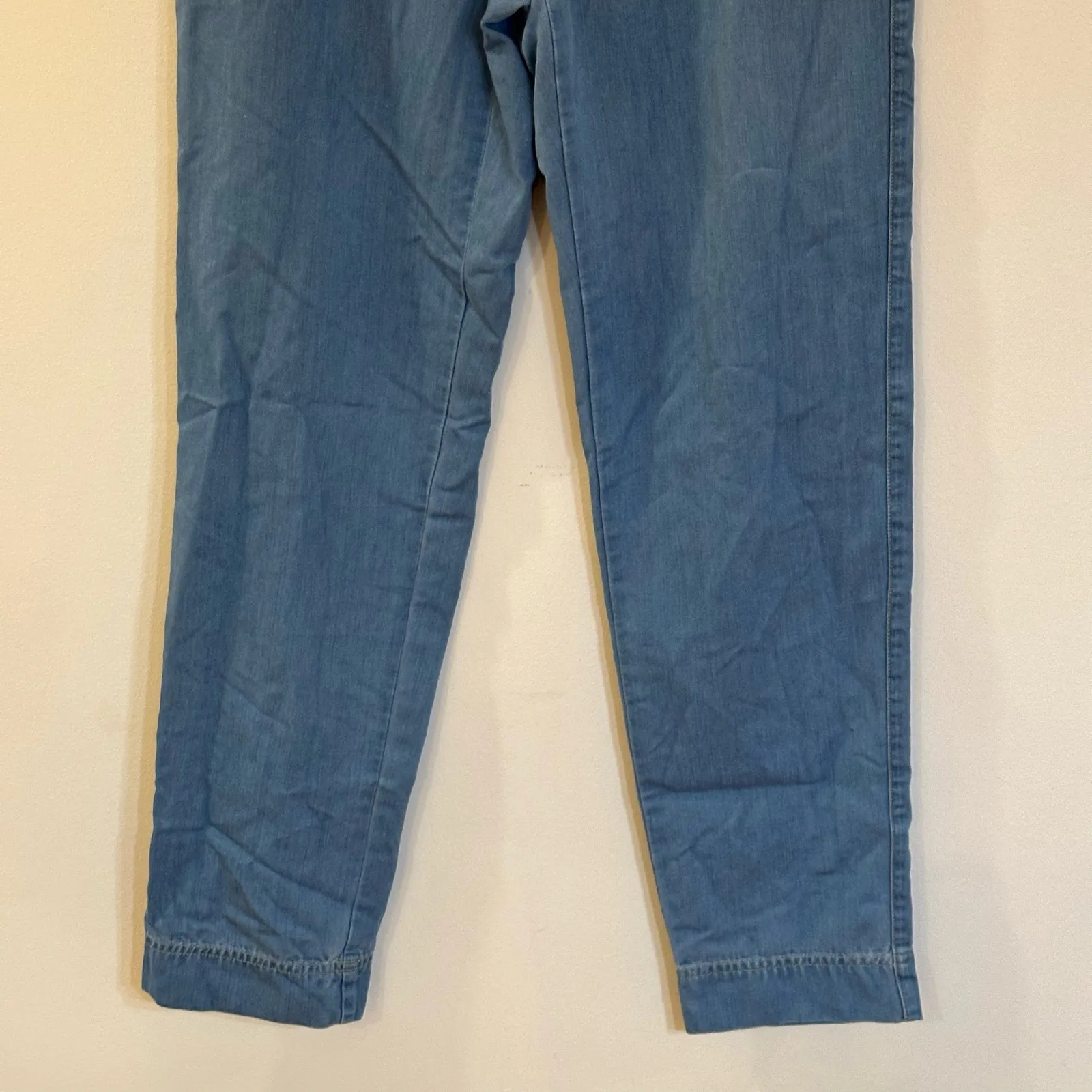 Liz Claiborne Soft Denim Pants sz 8 Straight Leg Jeans - Image 7