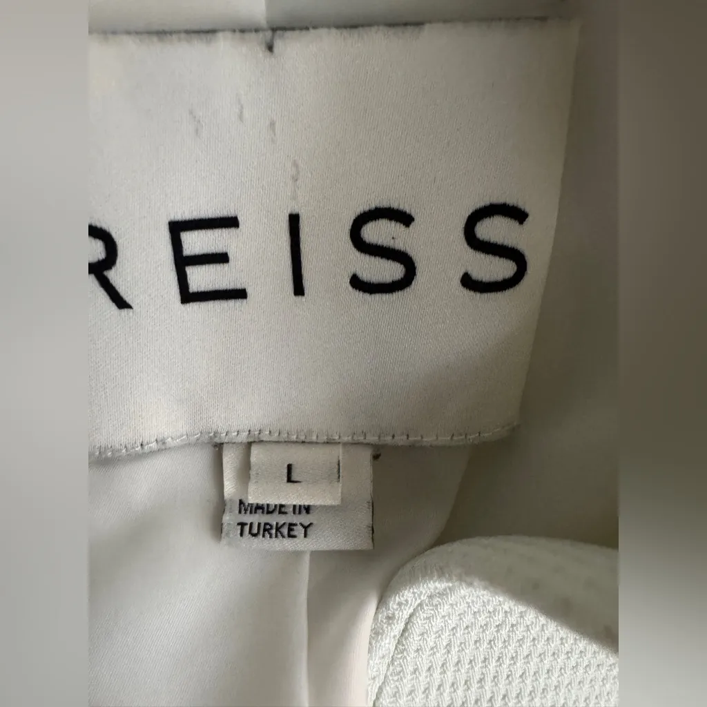 Reiss Cream Women's Blazer Size Large - Image 13