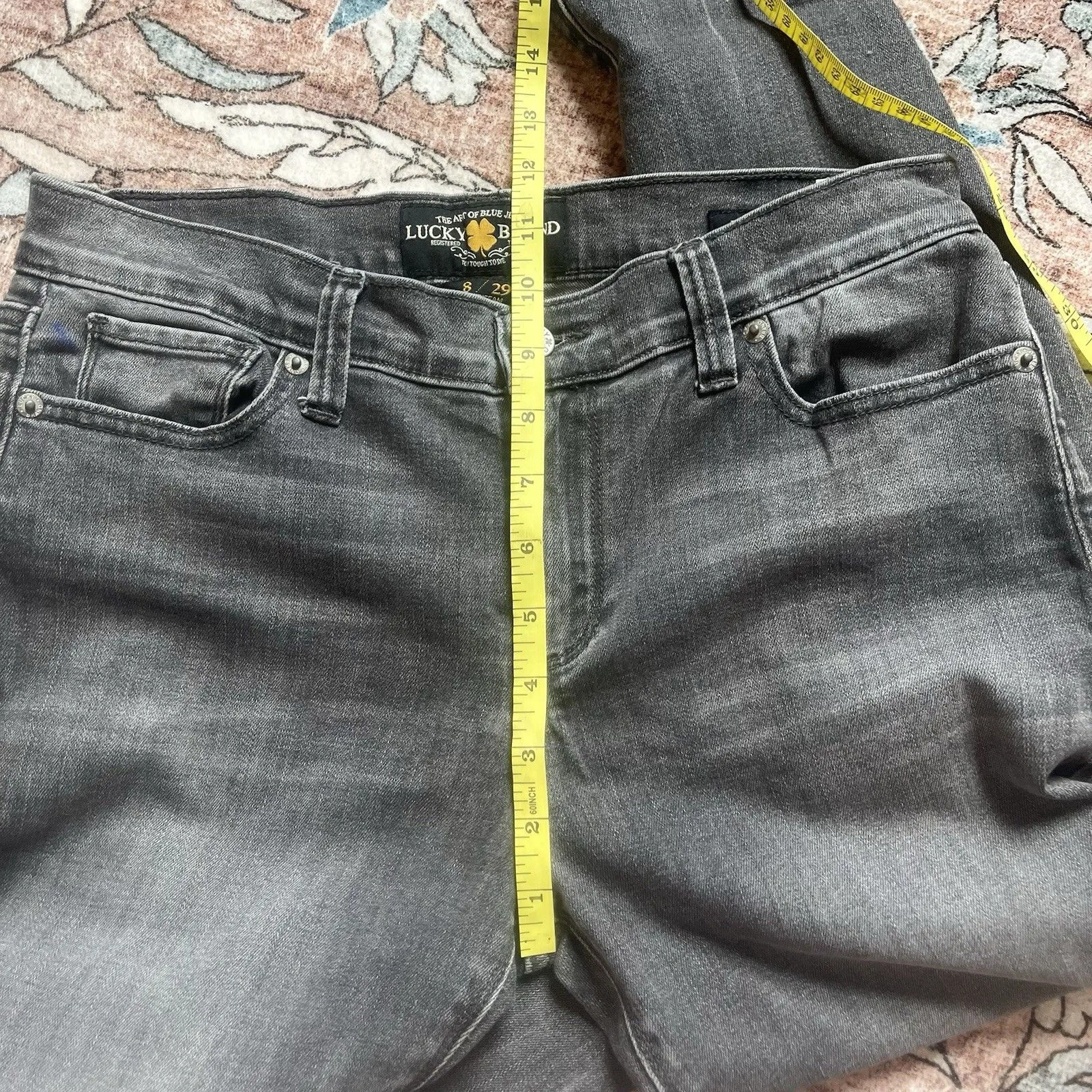 Lucky Brand Brooke Skinny Womens Jeans Black Size 8/29R Stretch - Image 4