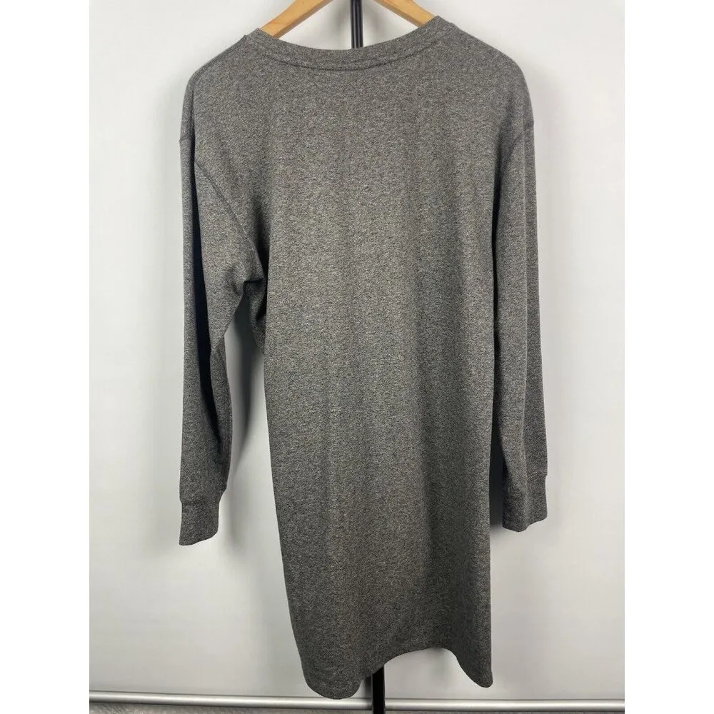 CAbi Put On Sweater Dress Long Sleeve Slimming Ruched Obsidian Gray 3650 Size S‎ - Image 7