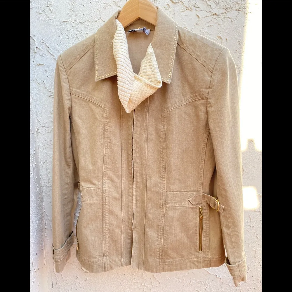 St. John Sport stud detailed jacket Size M - Image 10