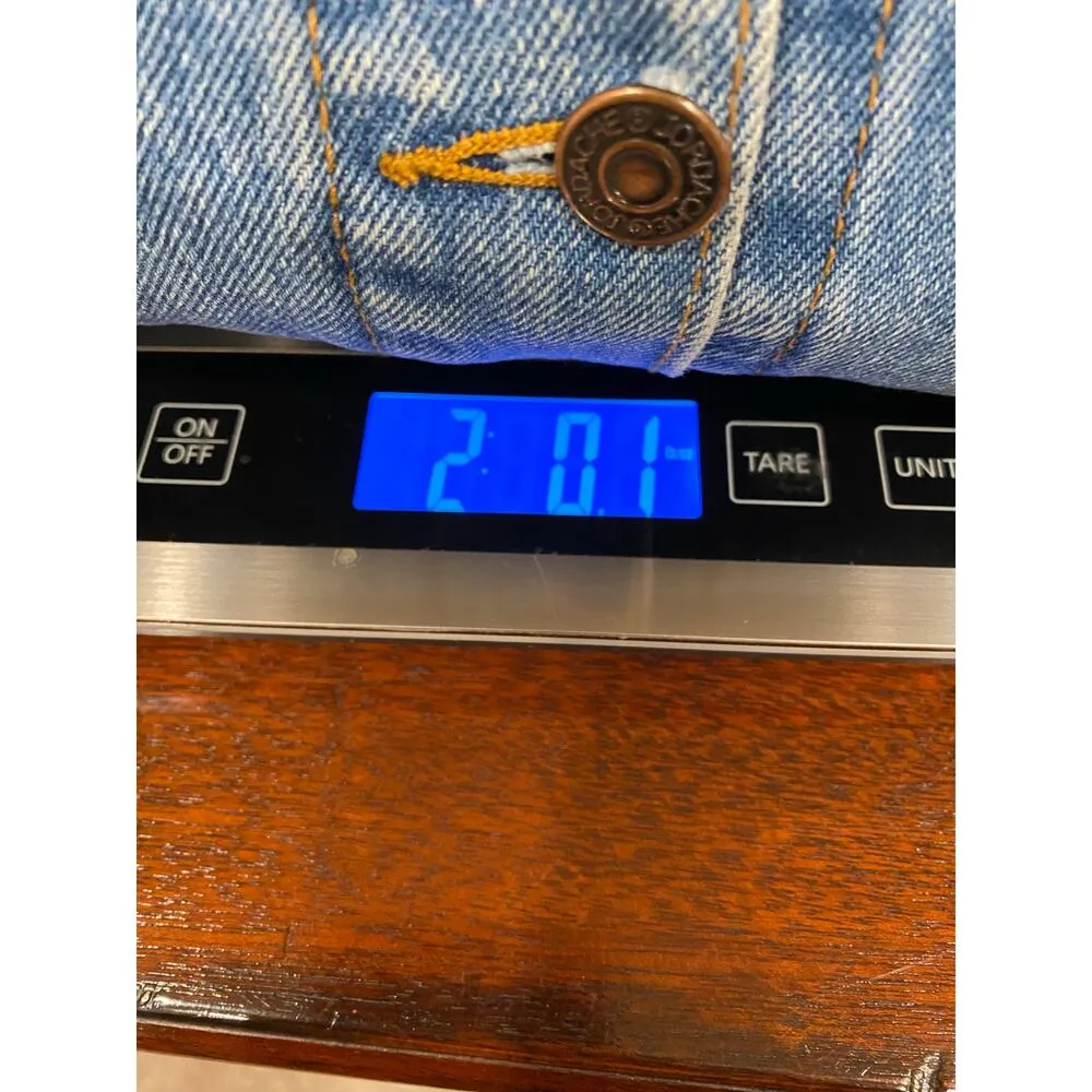 Vintage Jordache 100% Cotton Medium Wash Denim Jean Jacket Blue Women's Size 16 - Image 11