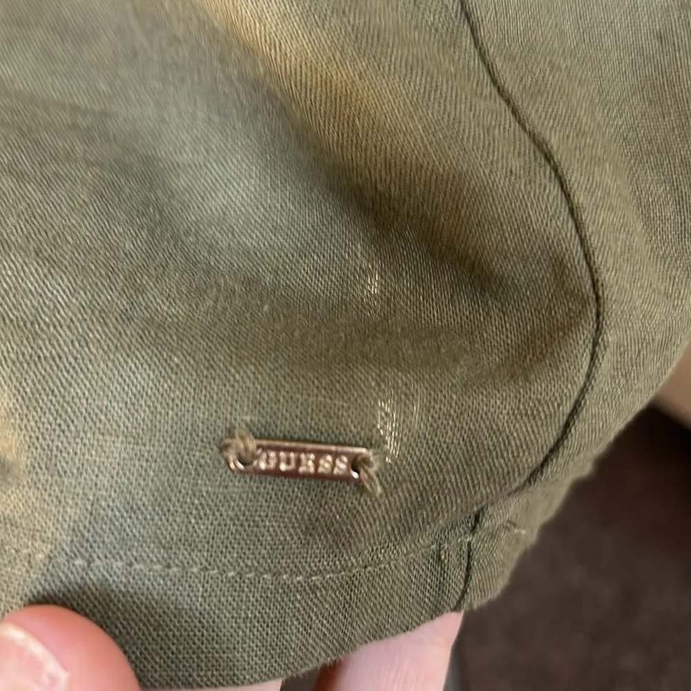 Guess Chic Olive Off-Shoulder Dress - Image 2