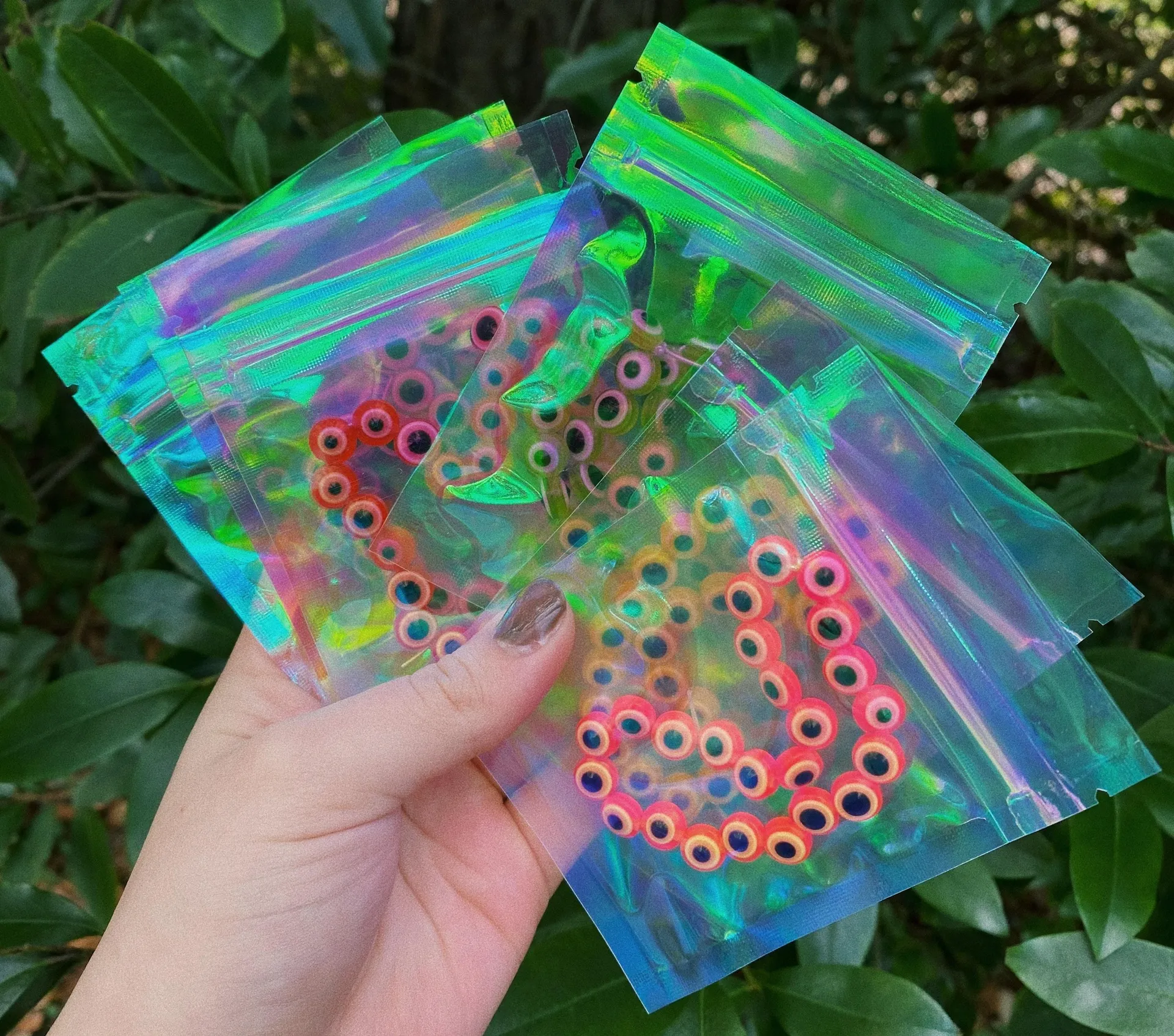 clear evil eye bracelet🧿🤍 White - Image 4