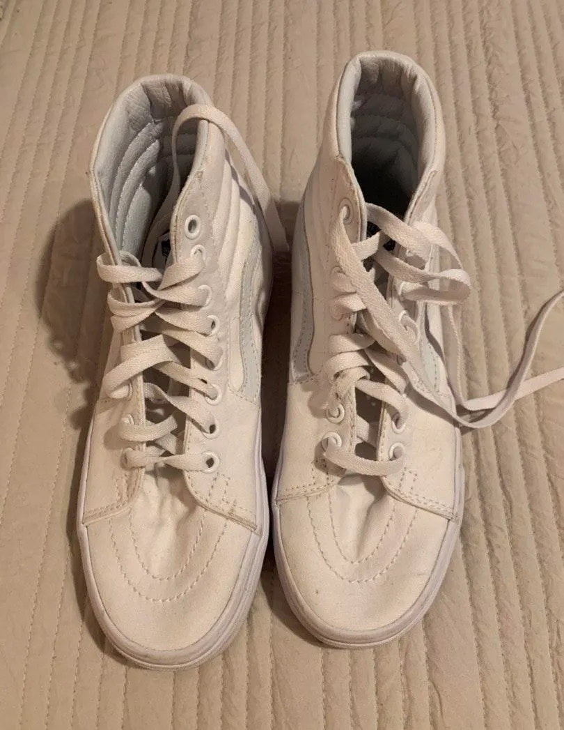 Vans All White High Top - Image 2