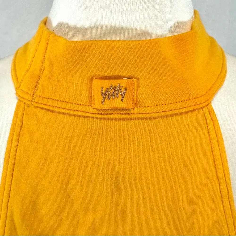 body butter orange mock neck halter tank size 1X - Image 8