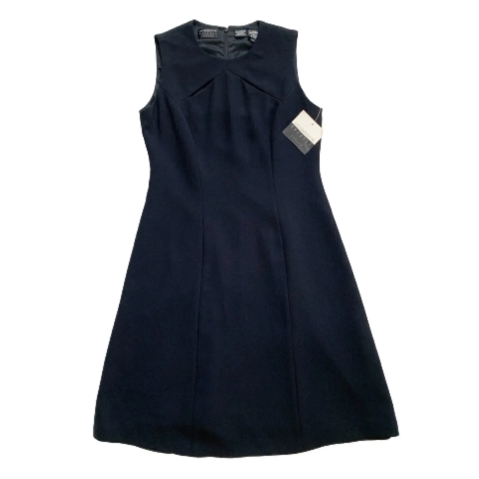 Liz Claiborne Dresses Petite Black Sleeveless Cutout Detail Sheath Dress 4P NEW - Image 7