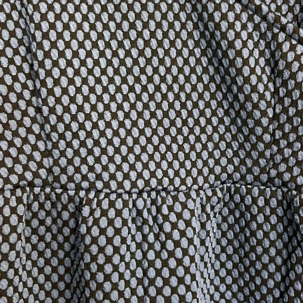 HD in Paris Textured Faux Wrap Anthropologie Dress - Size Small - Blue & Black - Image 2