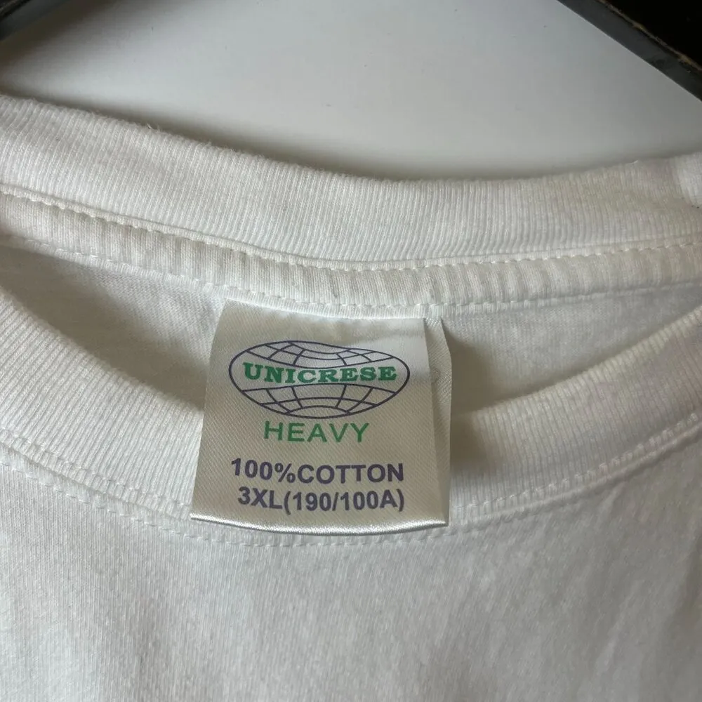 Panama T Shirt Vintage Y2K Large L White Graphic Tee - Image 11