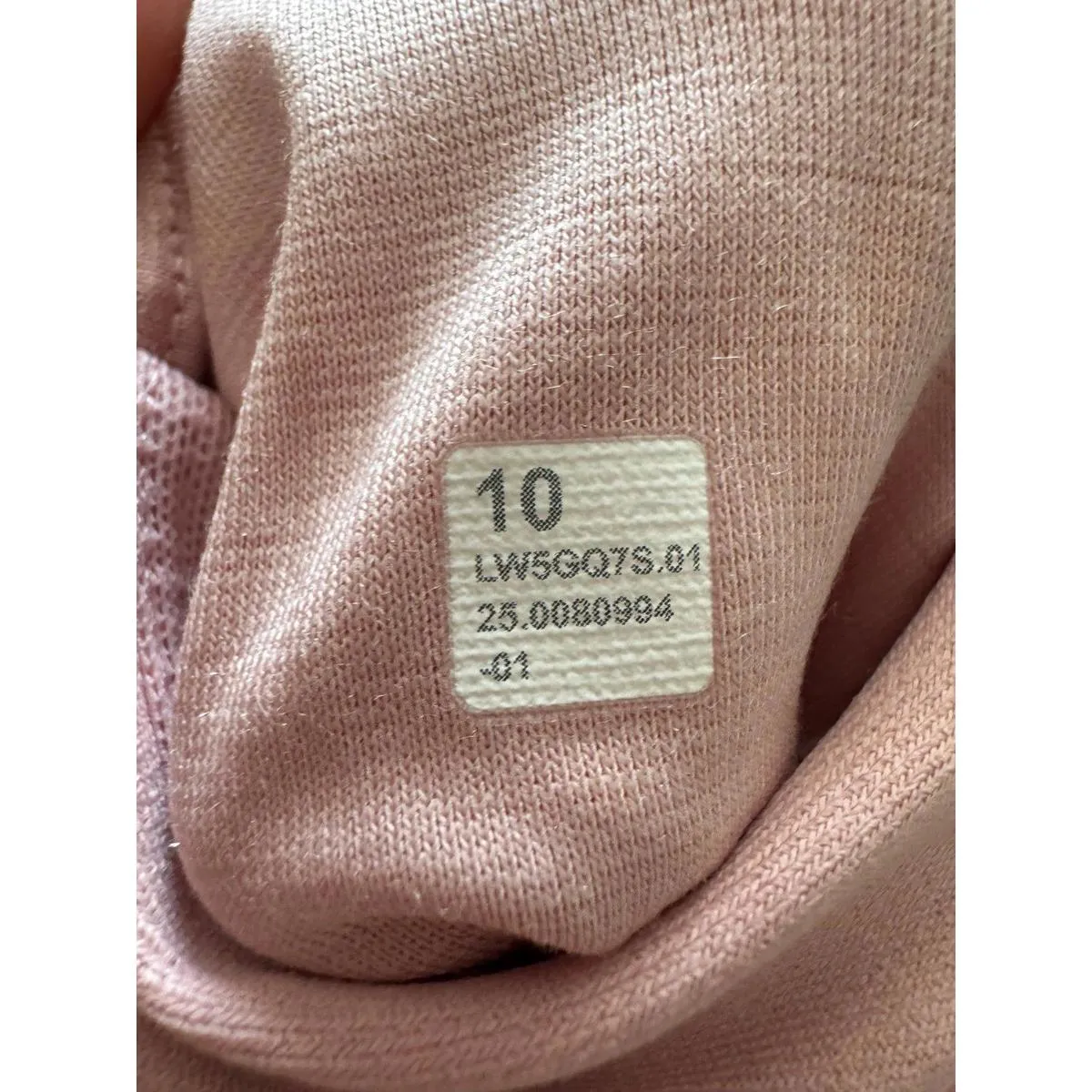 Lululemon Wunder Under Senseknit High Rise 25” Pink Haze Size 10 NWT - Image 7