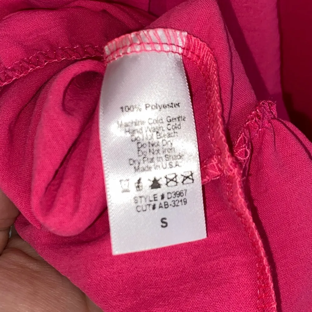 Discount Divas Boutique Pink Ruffle Sleeve Women’s Dress Small Midi Stretch - Image 5