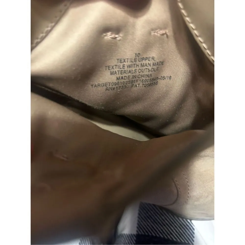 Merona  ankle boots textile upper size 10 tan boots - Image 12