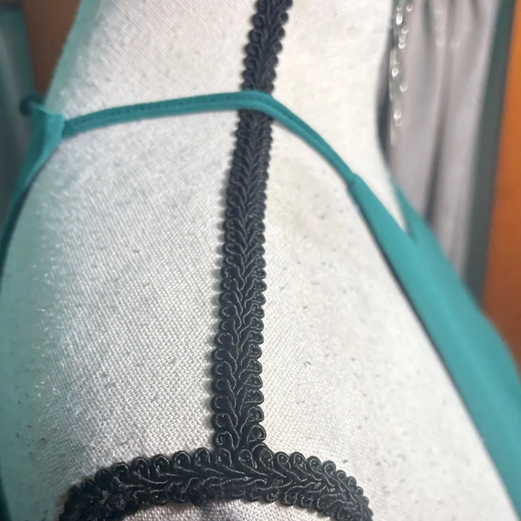 Q&A Elegant Teal Layered Tank style Top - Image 6