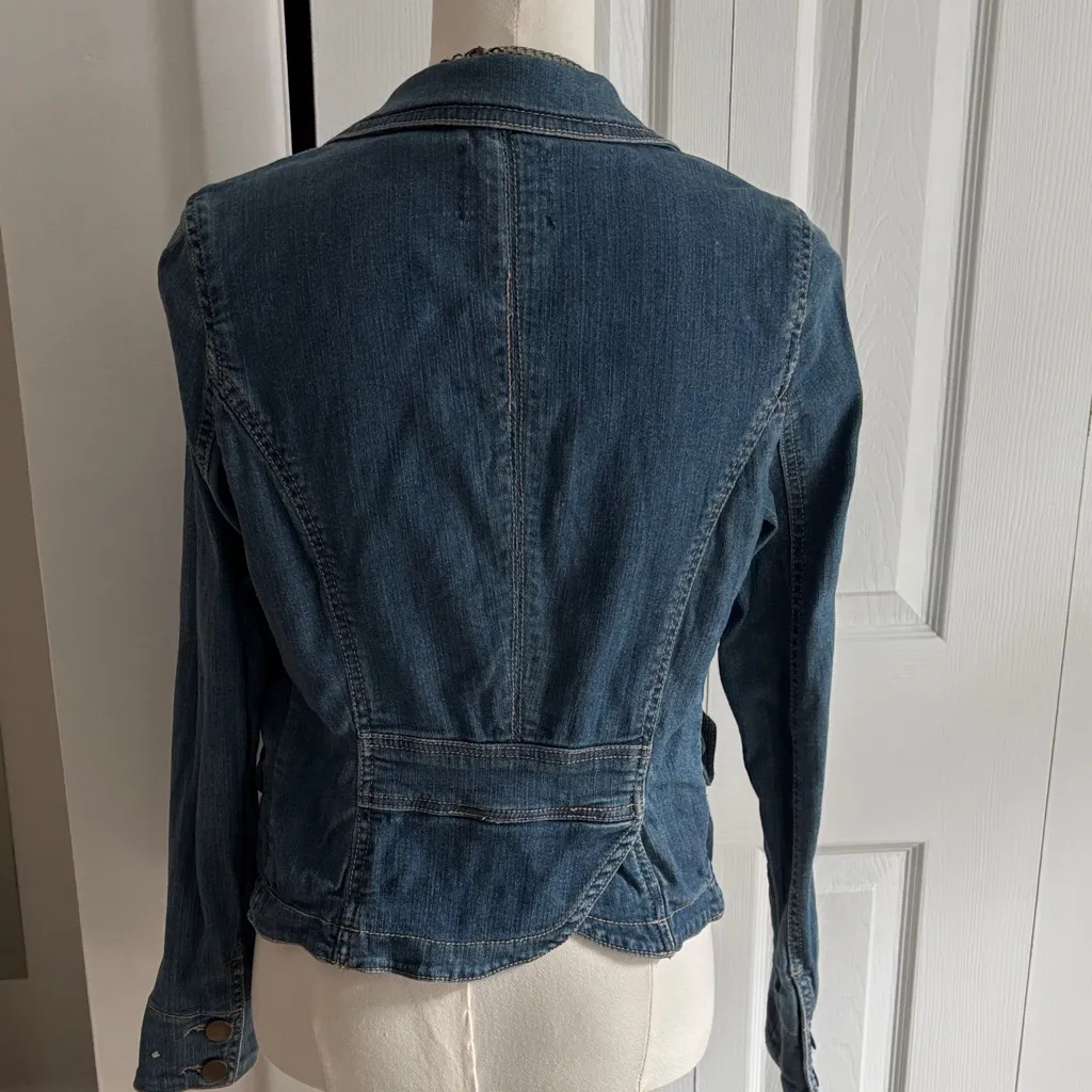 Forever 21 Dark Blue Jean Jacket - Image 4